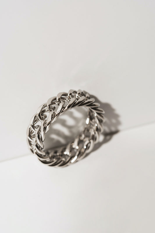 CHAIN SILVER RING