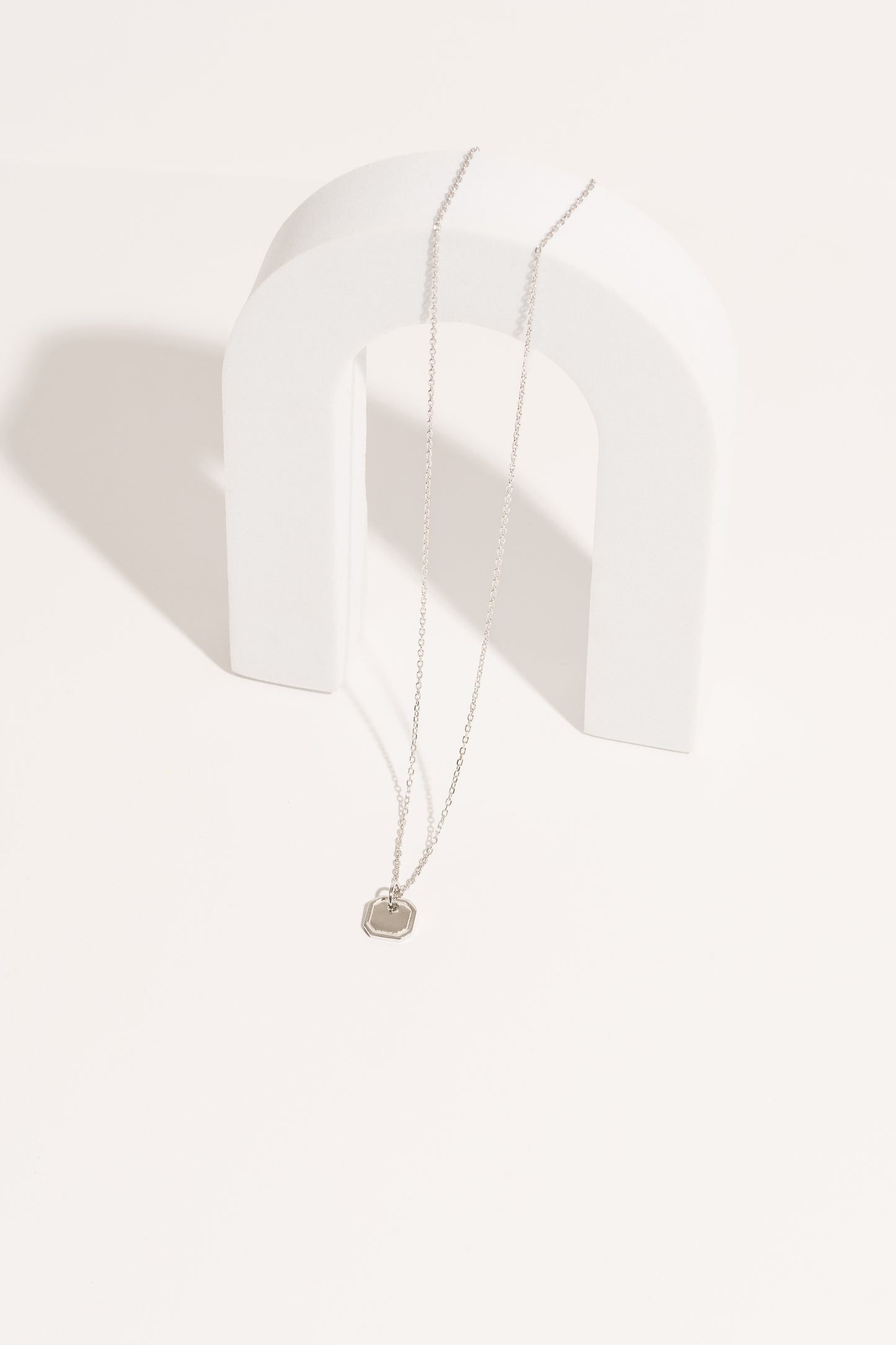 COLLIER CARRÉ ARGENT