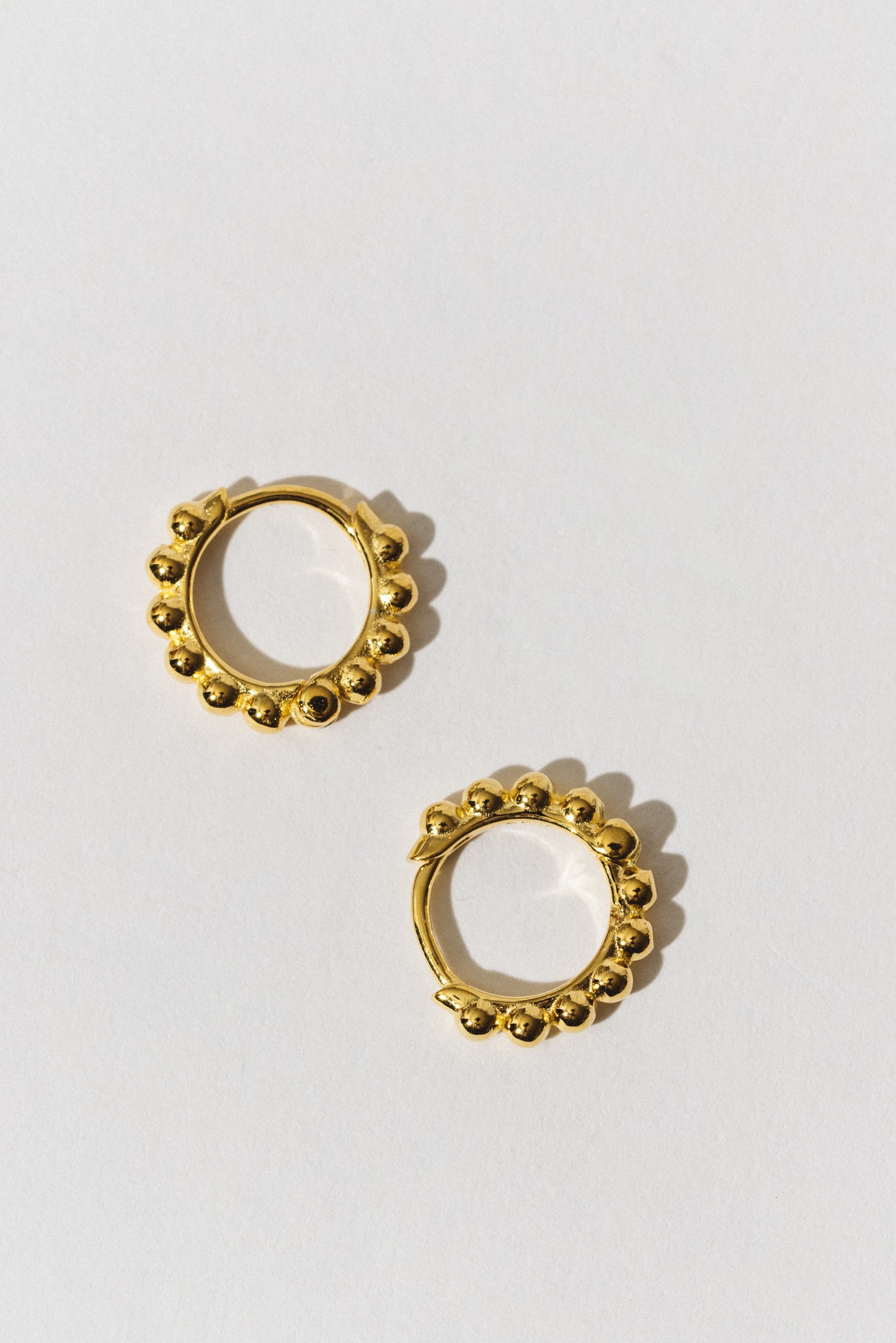 SUNFLOWER GOLD EARRINGS